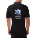 Men's Black Polo Shirt - Printed