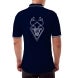 Men's Blue Polo Shirt - Printed
