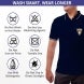 Men's Blue Polo Shirt - Printed