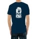 Men's Blue Printed T-Shirt - Crew Neck