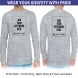 Custom Grey Printed Long Sleeves T-Shirt - Crew Neck