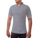 Men's Grey Polo Shirt - Printed
