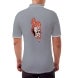 Men's Grey Polo Shirt - Printed