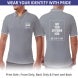 Men's Grey Polo Shirt - Printed