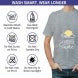 Men's Grey Printed T-Shirt - Crew Neck