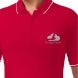 Men's Red Polo Shirt - Embroidered