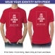 Men's Red Printed T-shirt - Crew Neck