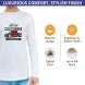 Men's White Printed Long Sleeves T-Shirt - Crew Neck