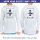 Men's White Printed Long Sleeves T-Shirt - Crew Neck