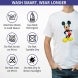 Men's White Printed T-Shirt - Crew Neck