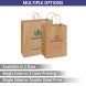 Printed Kraft Paper Shopping Bags 