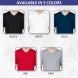 Men's Printed T-Shirt - V Neck
