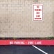 No Parking Fire Lane Signs