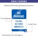 Reflective Custom Parking Signs