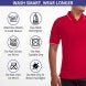 Men's Red Cotton Polo Shirt - Embroidered