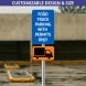 Truck Parking Only Signs