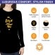 Women's Printed Organic T shirt - Long Sleeve 