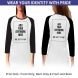 Women's Printed Raglan T-Shirt - 3/4 Sleeves