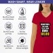 Women's Printed T-Shirt - V Neck
