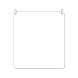 Hanging Sneeze Guard - Clear Acrylic