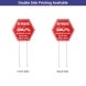 Hexagonal Yard Signs
