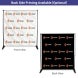 8ft x 8ft Step and Repeat Fabric Banners
