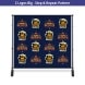 Halloween 10 ft x 8 ft Step and Repeat Adjustable Banner Stands