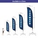 Pre-Printed Car Wash Feather Flag
