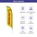 Pre-Printed For Lease Feather Flag