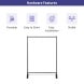 5 ft x 6 ft Step and Repeat Adjustable Banner Stands