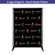 5 ft x 6 ft Step and Repeat Adjustable Banner Stands