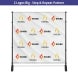 8 ft x 8 ft Step and Repeat Adjustable Banner Stands