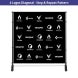 8 ft x 8 ft Step and Repeat Adjustable Banner Stands