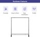 9 ft x 8 ft Step and Repeat Adjustable Banner Stands