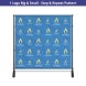 9 ft x 8 ft Step and Repeat Adjustable Banner Stands