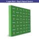 8 ft x 8 ft Step and Repeat Fabric Pop Up Straight Display