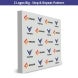 8 ft x 8 ft Step and Repeat Fabric Pop Up Straight Display