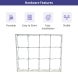 10 ft x 8 ft Step and Repeat Fabric Pop Up Straight Display