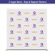 8 ft x 8 ft Step and Repeat Straight Pillow Case Backdrop