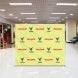 10 ft x 8 ft Step and Repeat Straight Pillow Case Backdrop