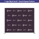 10 ft x 8 ft Step and Repeat Straight Pillow Case Backdrop