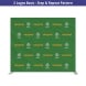 10 ft x 8 ft Step and Repeat Straight Pillow Case Backdrop