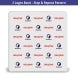 10 ft x 10 ft Step and Repeat Wall Box Fabric Display