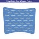 10 ft x 8 ft Step and Repeat Curved Pillow Case Backdrop