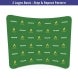 10 ft x 8 ft Step and Repeat Curved Pillow Case Backdrop