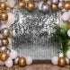 Sequin Shimmer Wall Backdrop Panel, Silver