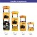 Display Tower with Custom Printed Interlocking Panels