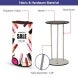 Fabric Pop Up Booth Oval
