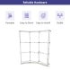 Fabric Pop Up Curved Display