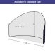 Exhibit Backdrop 10 ft - Raised Semi Circle